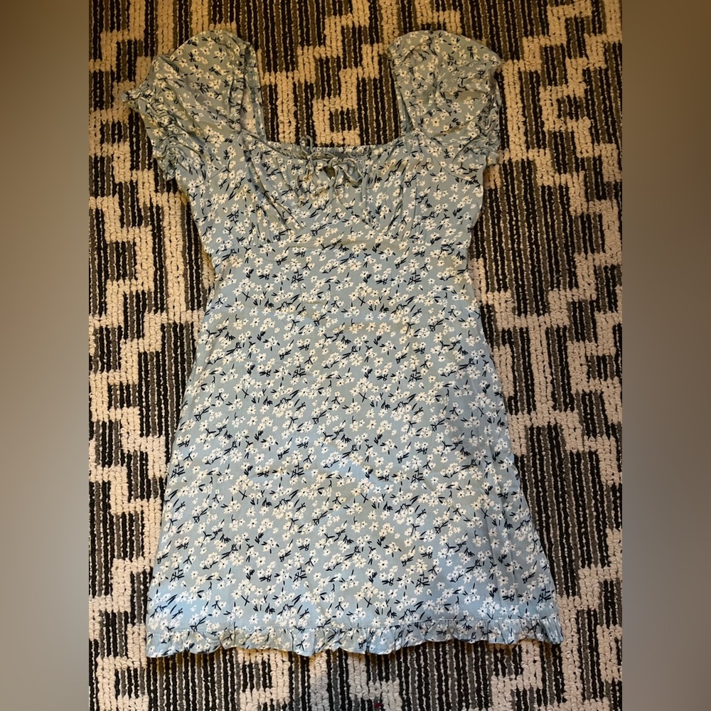 Tilly’s Floral Blue Dress